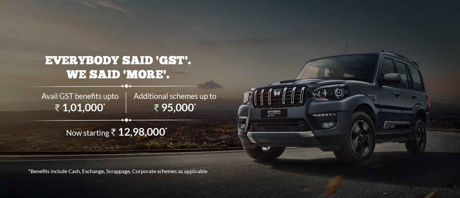 mahindra scorpio On Road Price lucknow